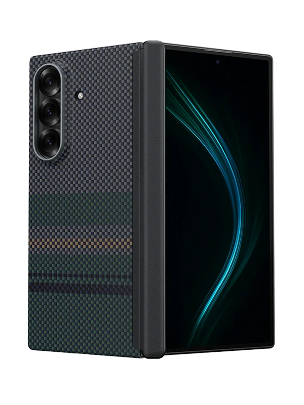 Benks Samsung Galaxy Fold7 Armor Air Aurora Kevlar dėklas, 2 nuotrauka